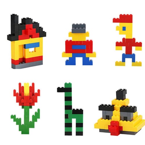 DIY 1000 PCS classical parts model building blocks education