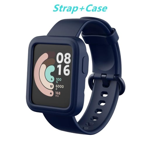 Silicone Watch Band Case For Xiaomi Mi Watch Lite Global Version