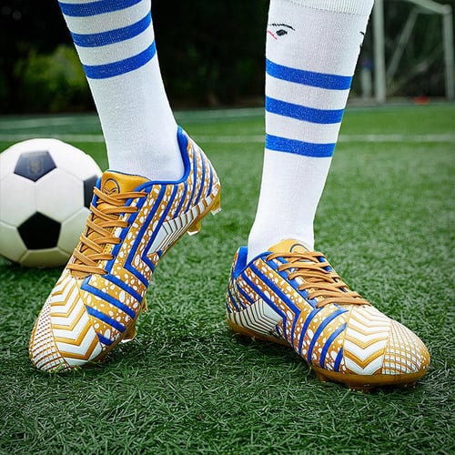 2023 Unisex Professional Football Boots Men Fashion Gold Soccer