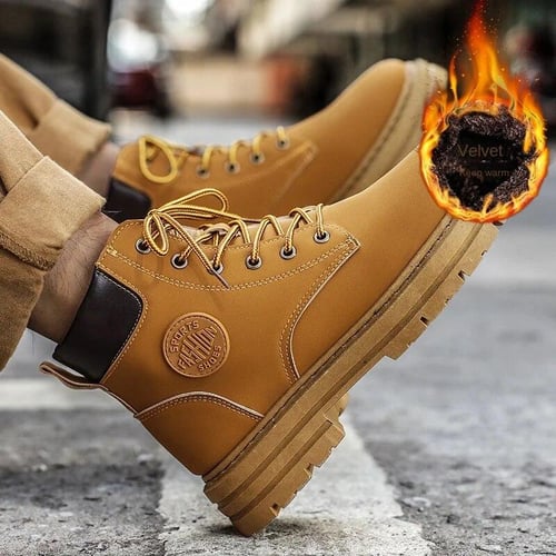 Office mustard boots online