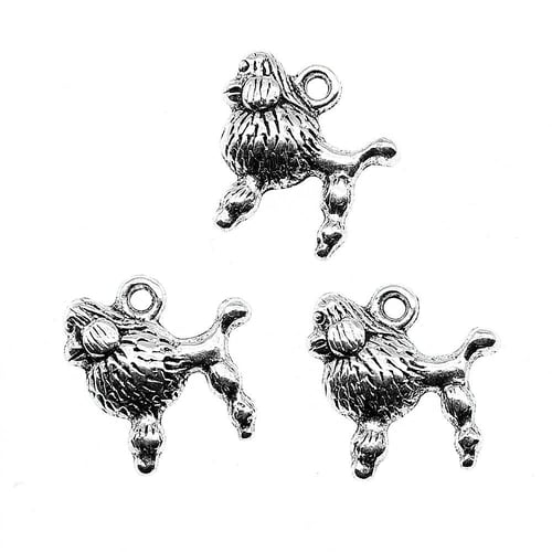 Poodle charms for online bracelet