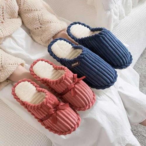 Ladies cotton slippers hotsell