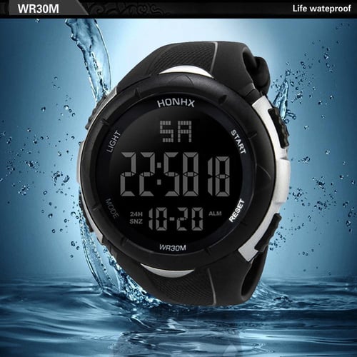 Electronic Watch Men Sports Watch Analog Digital Military Army Led Waterproof Watch Clock buy Electronic Watch Men Sports Watch Analog Digital
