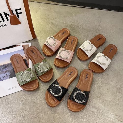 New Summer Women s Casual Slippers Non Slip Lightweight and