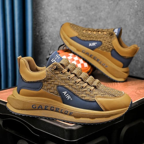 Men's casual breathable athletic best sale sports shoes
