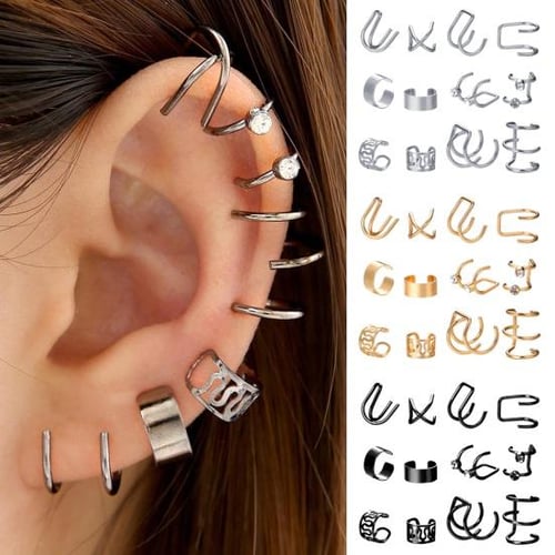 Clip on earrings for upper ear 2025