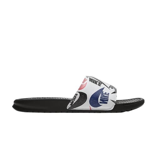 Nike benassi slides best sale swoosh planet of hoops