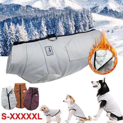 S XXXXXL 3 60kg Pet Dog Outdoor Waterproof Clothing Zipper Coat