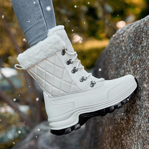 White waterproof snow boots on sale