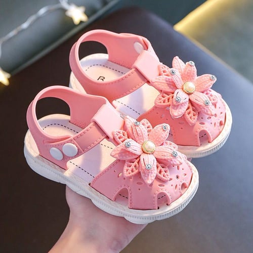 Rubber sole baby shoes top
