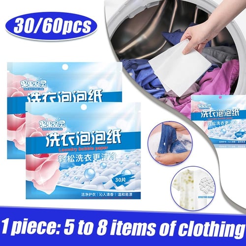 60pcs Laundry Tablets Children s Clothing Laundry Soap Deep