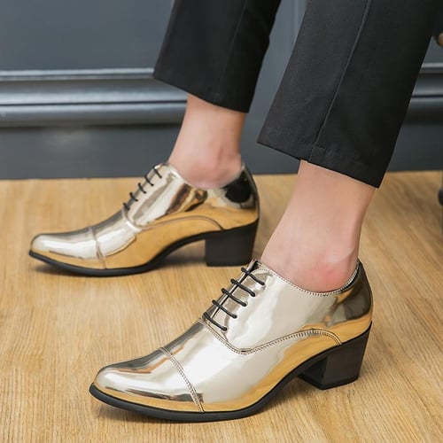 High heel tuxedo shoes discount
