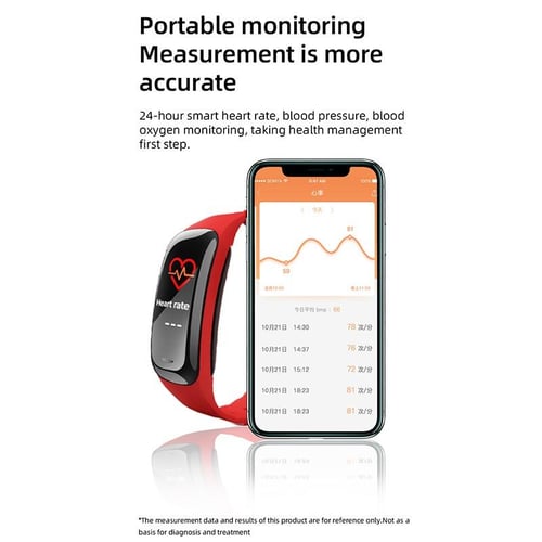 IP67 Waterproof C1 Plus Smart Band Pressure Heart Rate Monitor