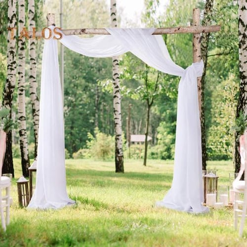 Gauze window scarf store