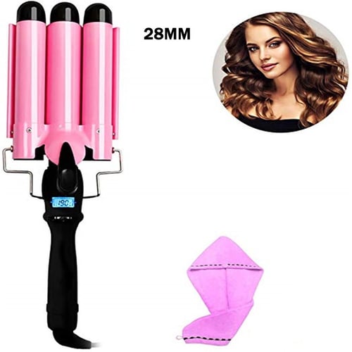 Triangle curling deals iron