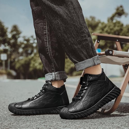New Men Boots Autumn Winter Slippers Warm Men Shoes Sneakers Male