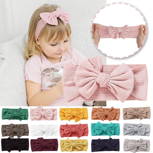 Stretchy baby bows top