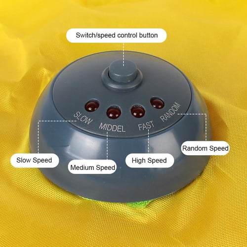 4 Speeds Motion Undercover Mouse Fabric Moving Feather Electric