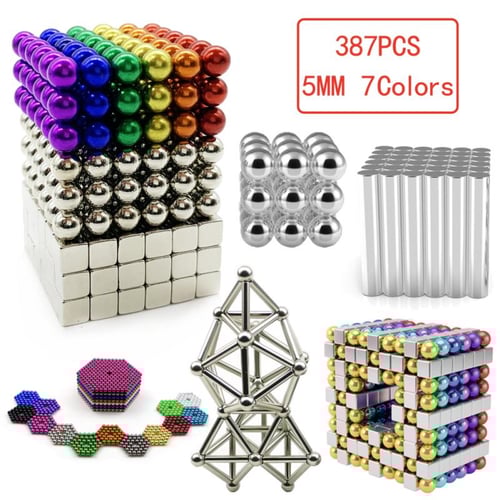 Magnetic building beads top