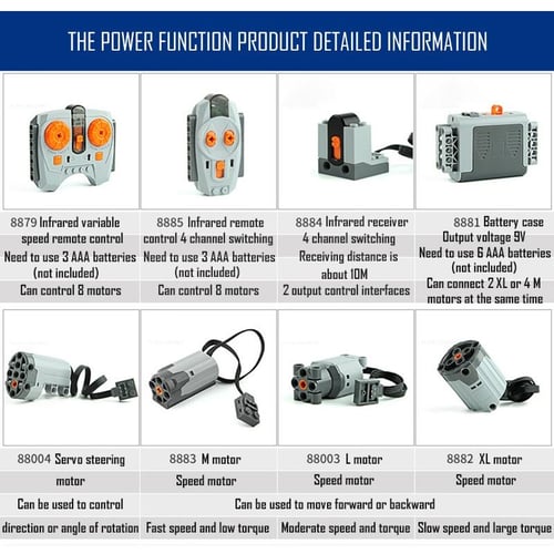 Technical Parts Power Functions Servo Motor Technical Parts