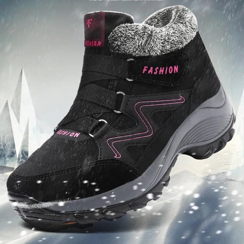 Women large size snow 2024 boot warm chunky heel boots