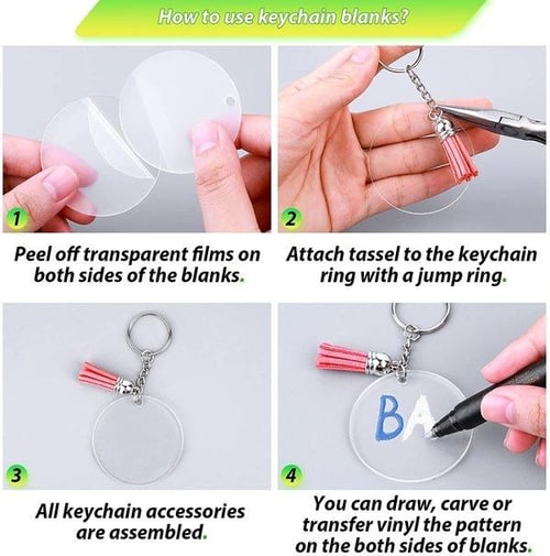 Acrylic keychains bulk top