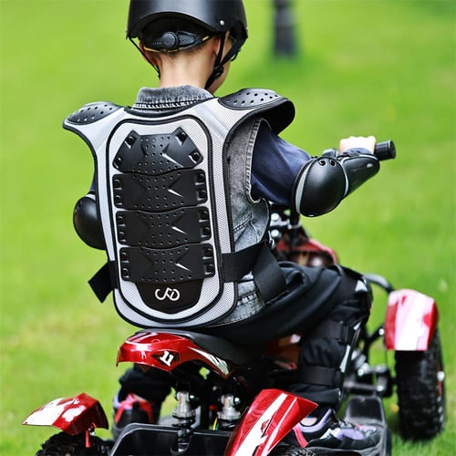 Childs Cycle Armor Vest Full Body Jakcet Sports Ski Skateboarding