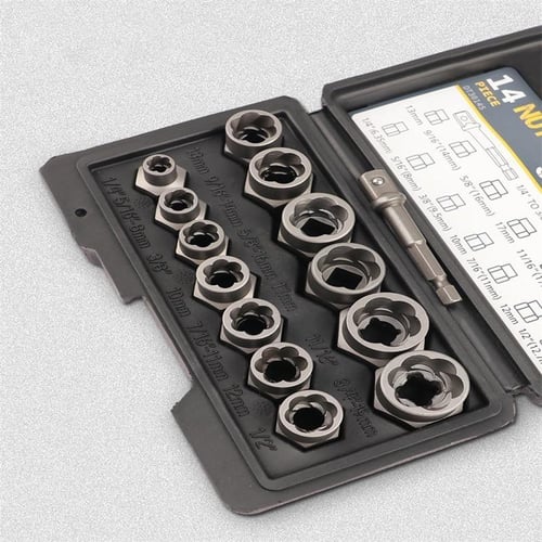 Impact bolt and nut hot sale remover set