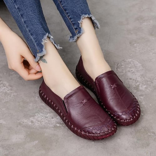 Women casual soft fashion moccasins 2025 flat