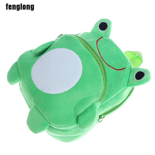 Frog plush backpack cheap