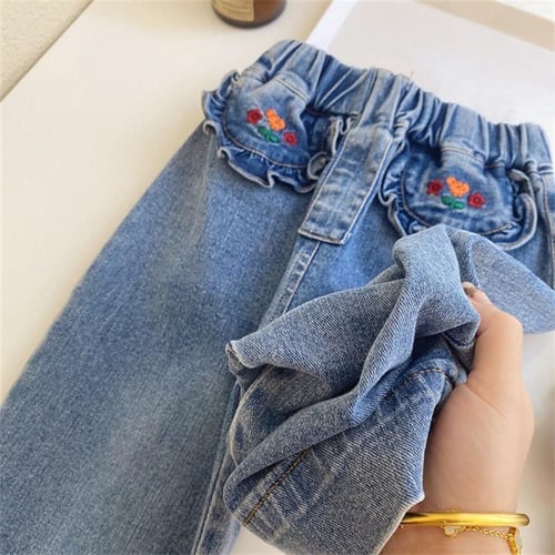 Loose jeans pants for girls on sale