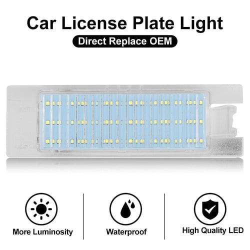 2Pcs Canbus Car LED Number License Plate Light for Opel Zafira B