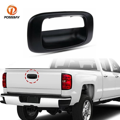 Car Rear Tailgate Handle Bezel Trim Black 15228539 Exterior Parts