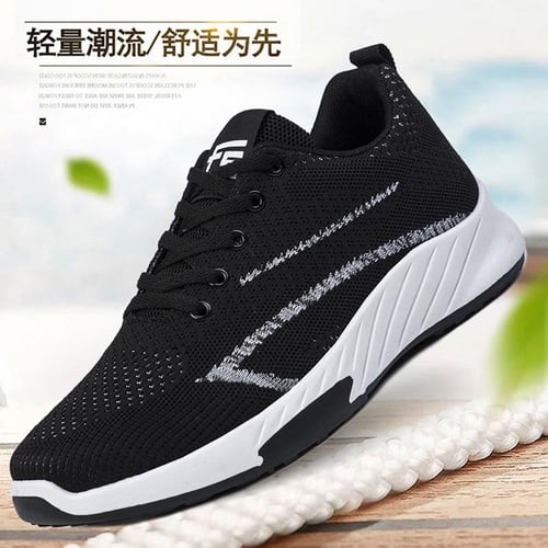 2023 Spring New Breathable Flying Mesh Running Shoes Light Casual