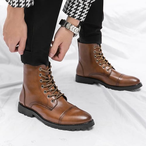 Wingtip motorcycle boots on sale