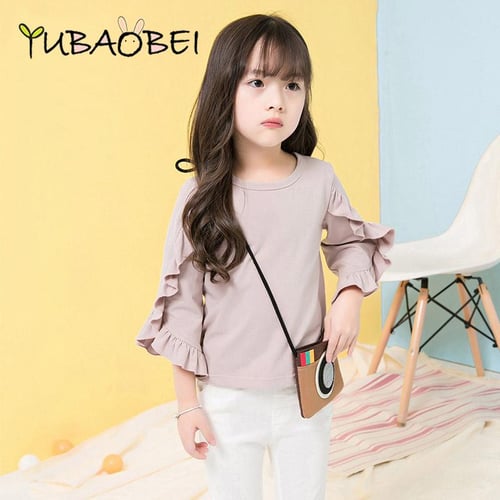 Cute solid cheap color shirts