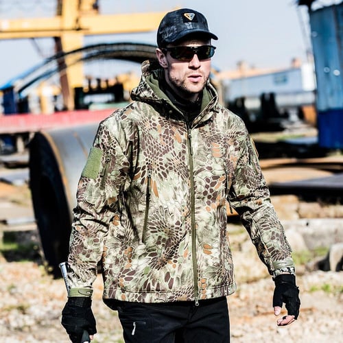 Camouflage windbreaker camping clearance