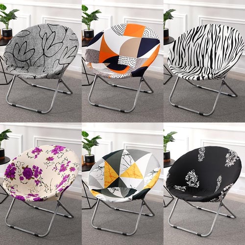 Round Moon Chair Cover Polyester Spandex Cover Elastic Fishing