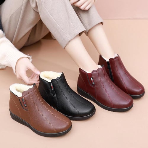 Womens casual waterproof boots top