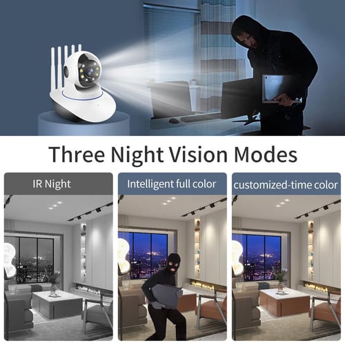 HD 3MP Wireless IP Camera CCTV 5G WIFI Camera PTZ Security