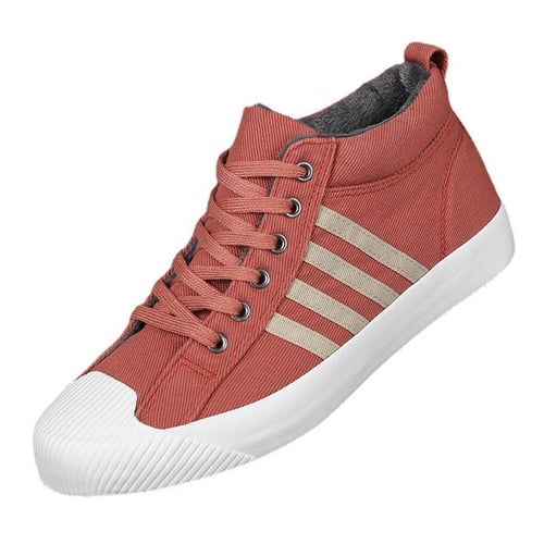 Fur lined canvas sneakers deals