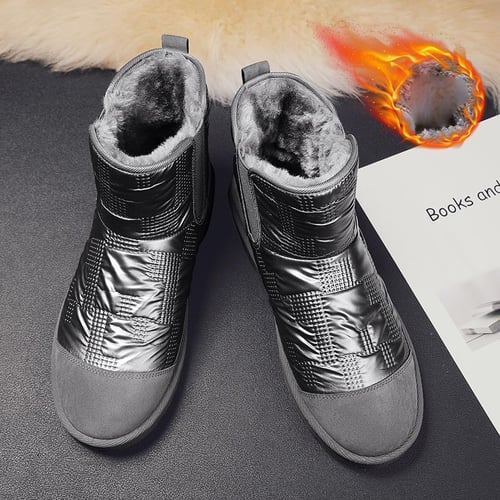 Fur lined 2025 waterproof ankle boots