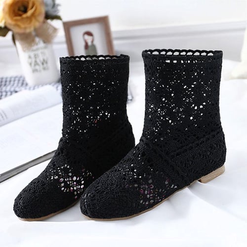 Flat summer boots sale