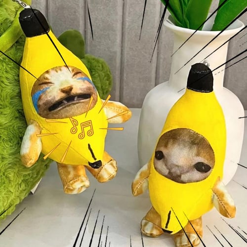 Crying cat plush shop