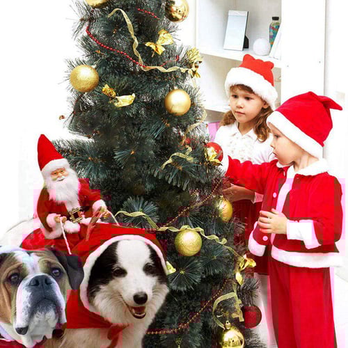 Large dog santa outfit deals