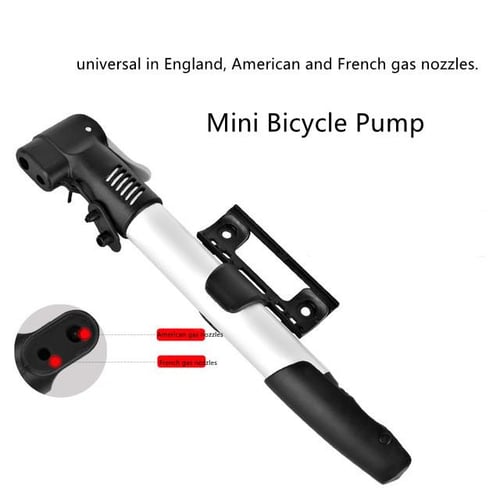 Hand Mini Bicycle Tire Air Inflator Ball Needle Valve MTB Portable Bike