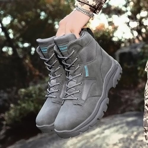 Military Boots Men Boots Waterproof Outdoor Desert Boots Ankle