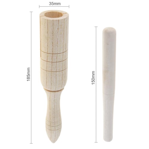 Wooden sound shop tube