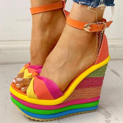 Extreme wedge clearance heels