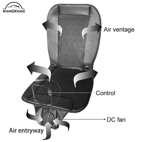 12V Car Seat Cooling Ventilation Cushion Air Seat With The Fan Blowing